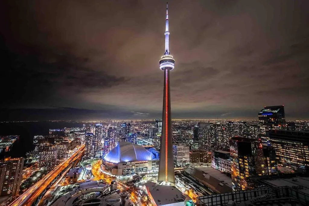 Signature View Of Cn Tower In Lux Toronto Condo 0*,  Canada