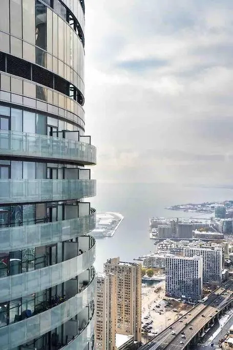 Signature View Of Cn Tower In Lux Toronto Condo 0*,  Canada